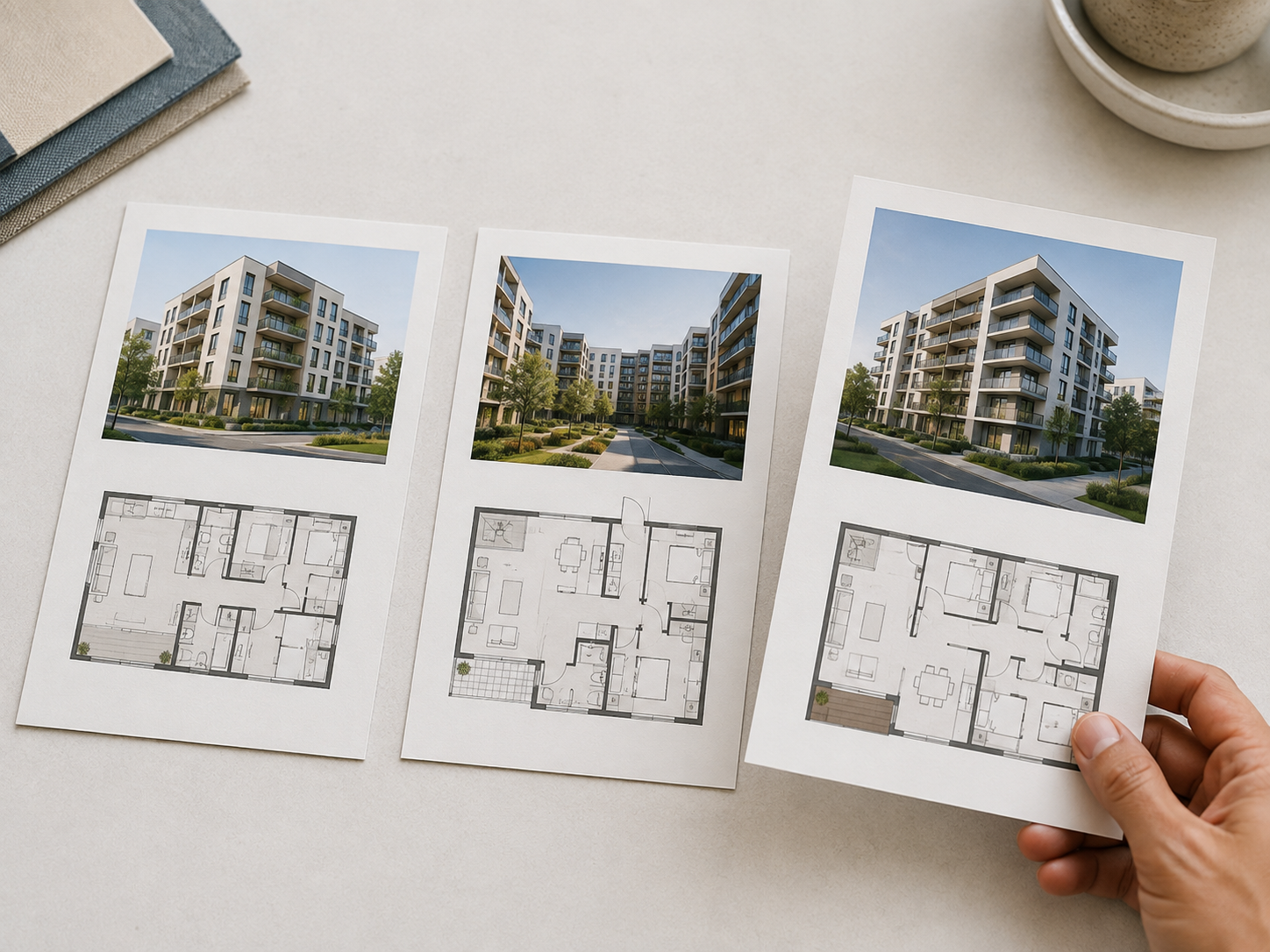 Shortlisted Pune projects shown side by side as comparison cards